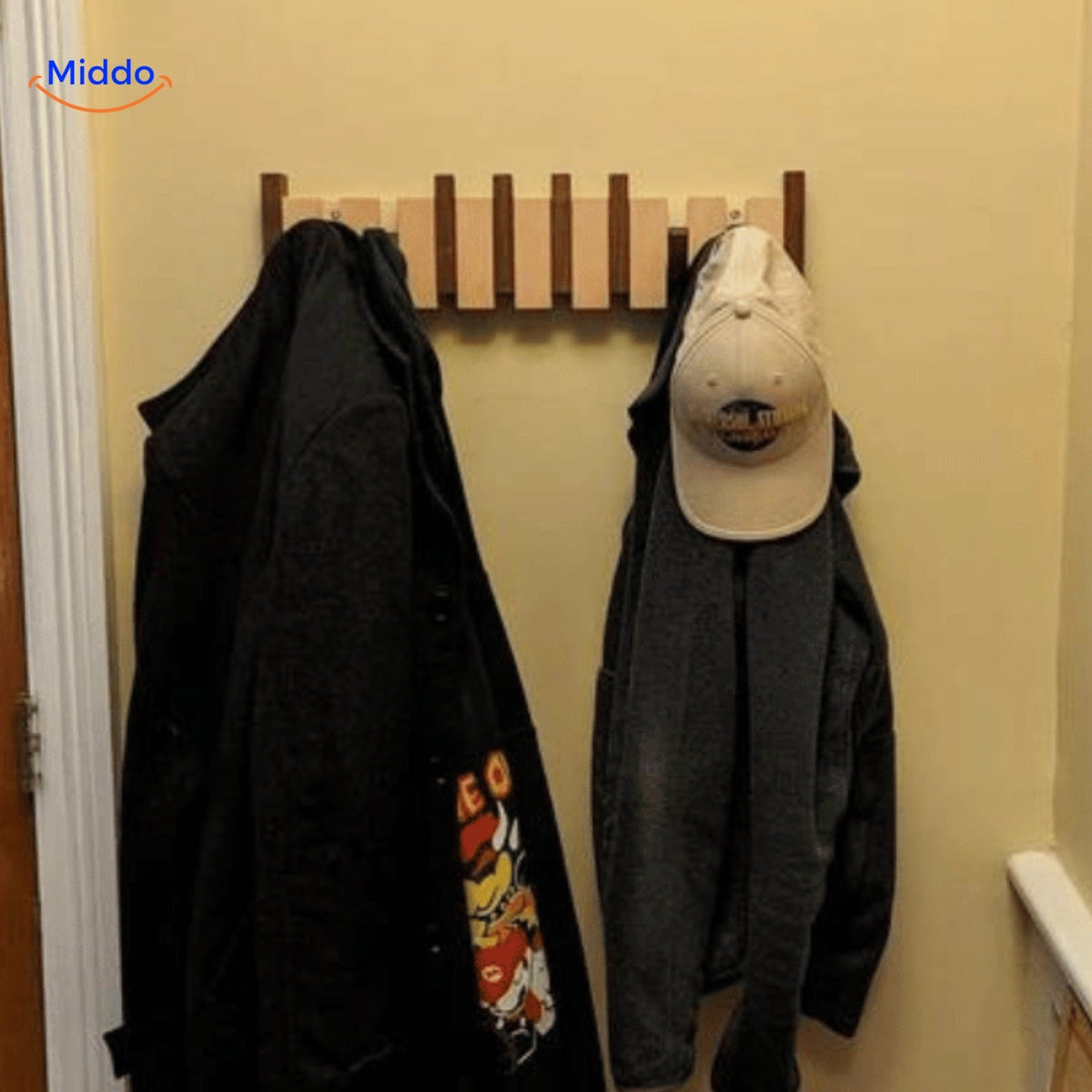 Handmade Piano Coatrack | Luxurious wooden coatrack in piano shape