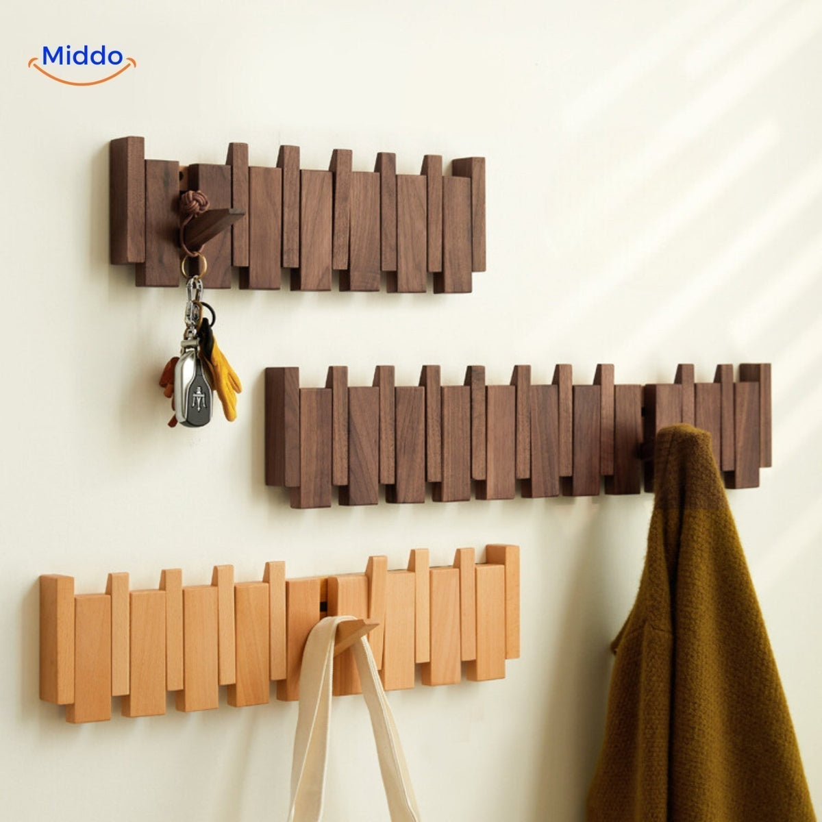 Handmade Piano Coatrack | Luxurious wooden coatrack in piano shape