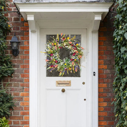 Handmade Vibrant Door Wreath