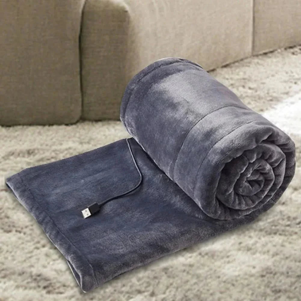 HEATEASE – USB Heated Blanket: 3 Adjustable Heat Settings