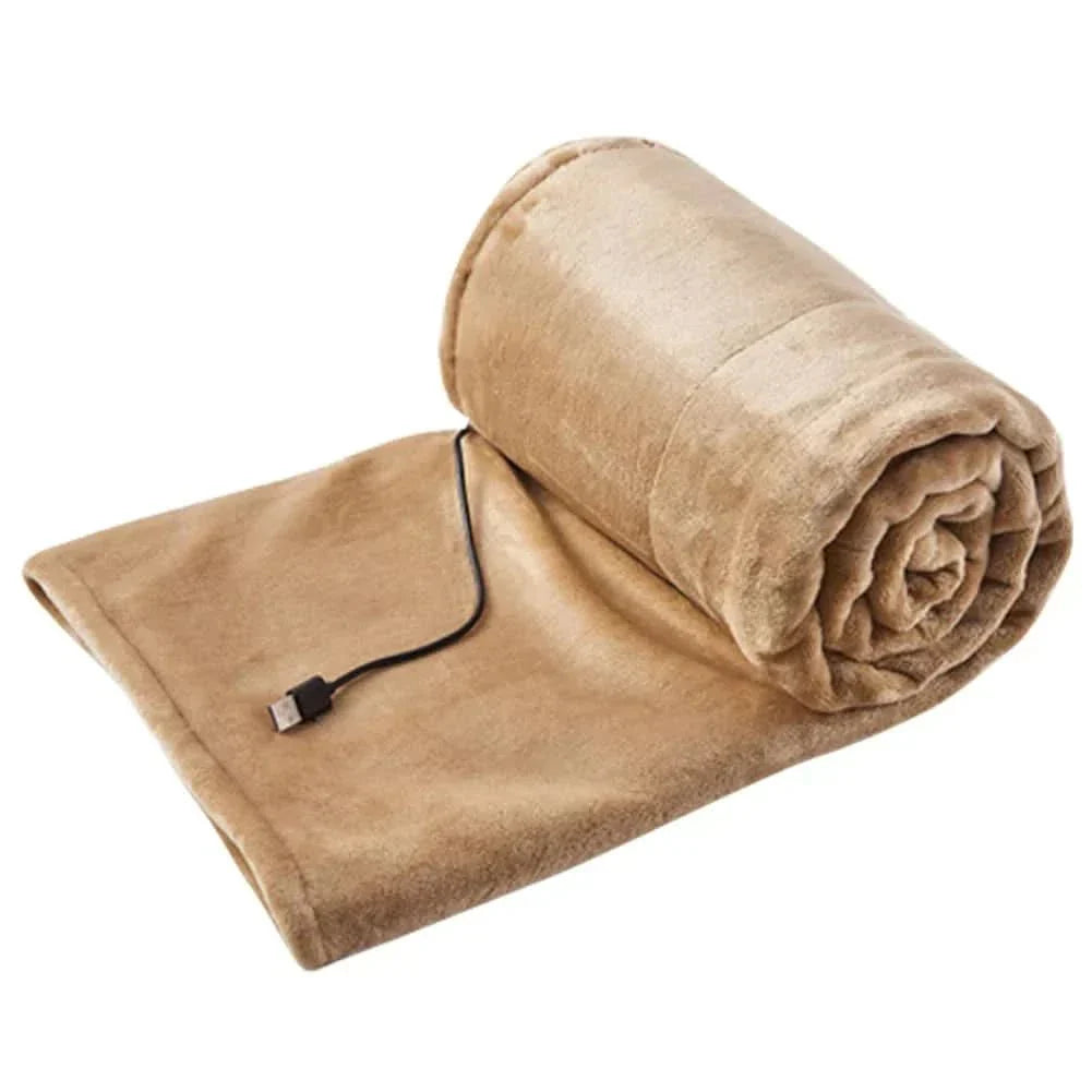 HEATEASE – USB Heated Blanket: 3 Adjustable Heat Settings