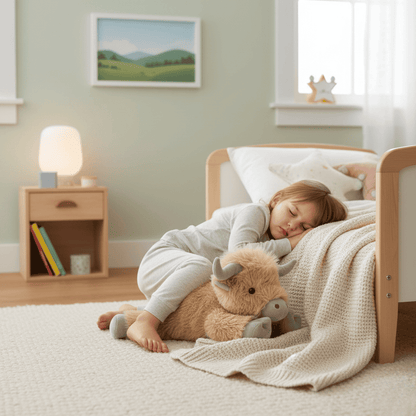HEATHERMO – Enchanting Highland Cattle Plush Toy with Fluffy, Rustic Charm