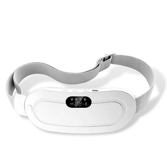 Abdominal and back warming belt with massage feature