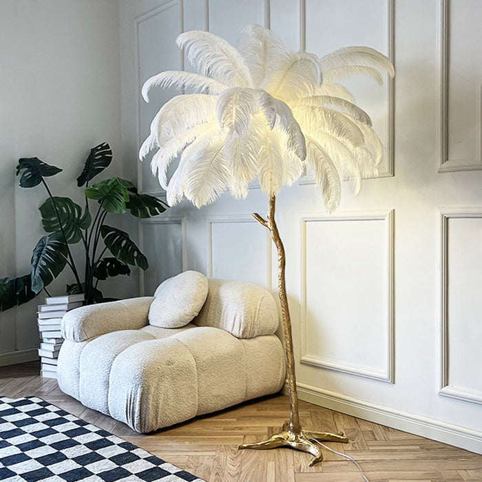 High Feather Lamp That Brings Luxury to Any Interior!