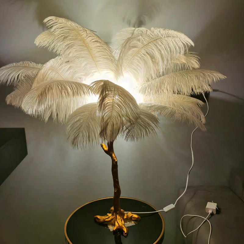 High Feather Lamp That Brings Luxury to Any Interior!