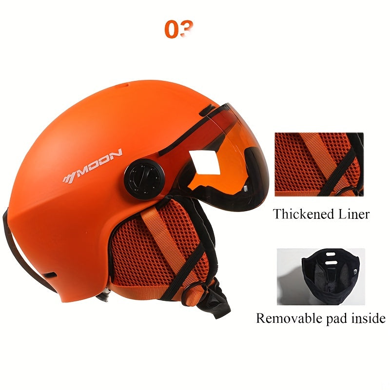 High-Quality Ski Helmet with Detachable Parts – Safe and Comfortable for Outdoor Activities