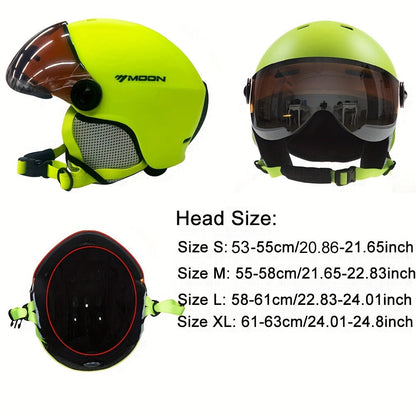 High-Quality Ski Helmet with Detachable Parts – Safe and Comfortable for Outdoor Activities