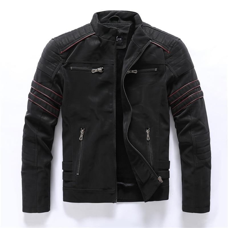 High Quality Stand-Up Collar Motorcycle Jacket
