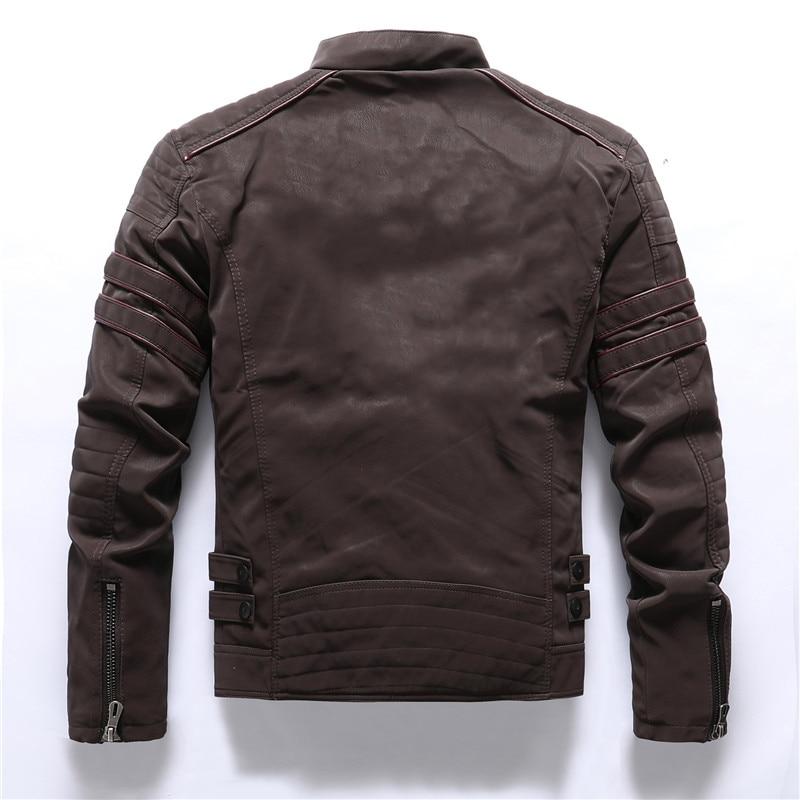 High Quality Stand-Up Collar Motorcycle Jacket