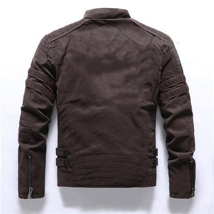 High Quality Stand-Up Collar Motorcycle Jacket