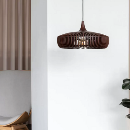 Hinori Ceiling Pendant Light Japandi Solid Wood Glow