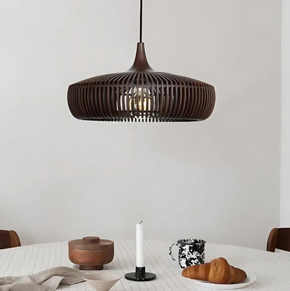 Hinori Ceiling Pendant Light Japandi Solid Wood Glow
