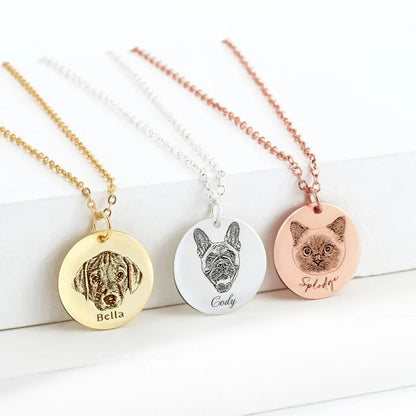 Custom Pet Photo Necklace