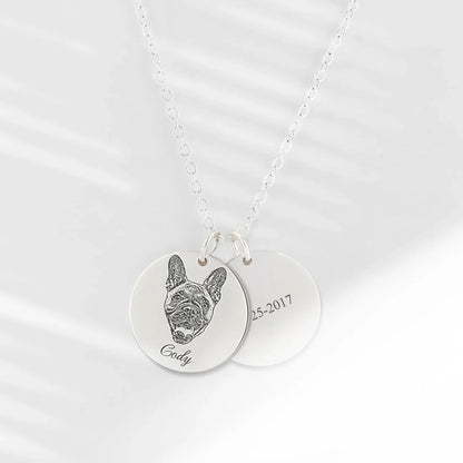 Custom Pet Photo Necklace