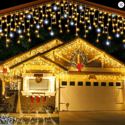 ILLUMERA – LED Garden Curtain Lights 4 x 0.6m, Weatherproof