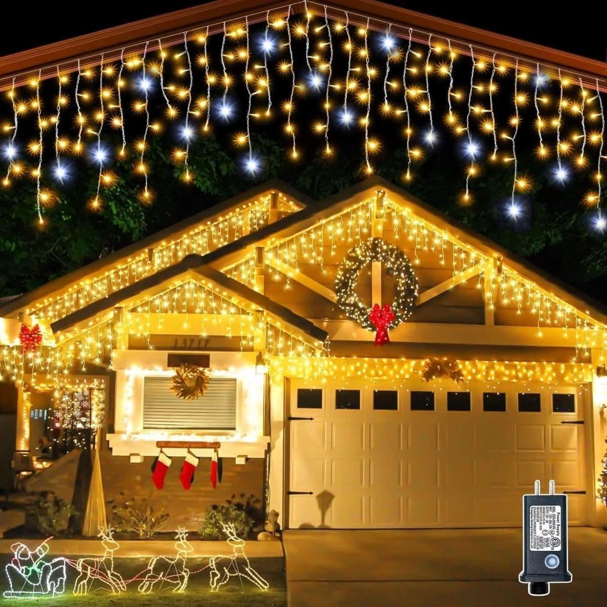 ILLUMERA – LED Garden Curtain Lights 4 x 0.6m, Weatherproof