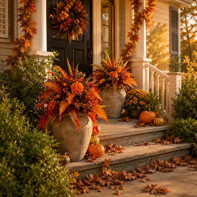 Hot Sale 50% Off Autumn Harvest Floral Garden Stake Arrangement
