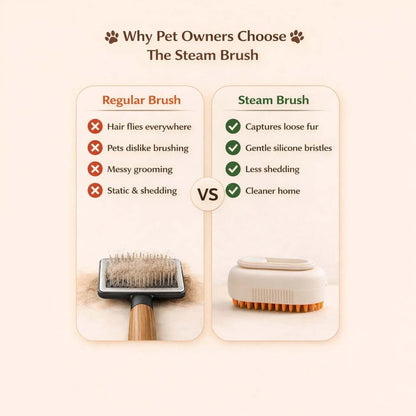 46% OFF NOW ! Hot Sale Steam Grooming Brush