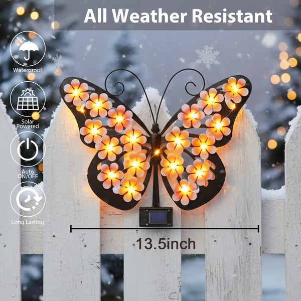 Solar Butterfly Light – Elegant Glow for Your Outdoor Space