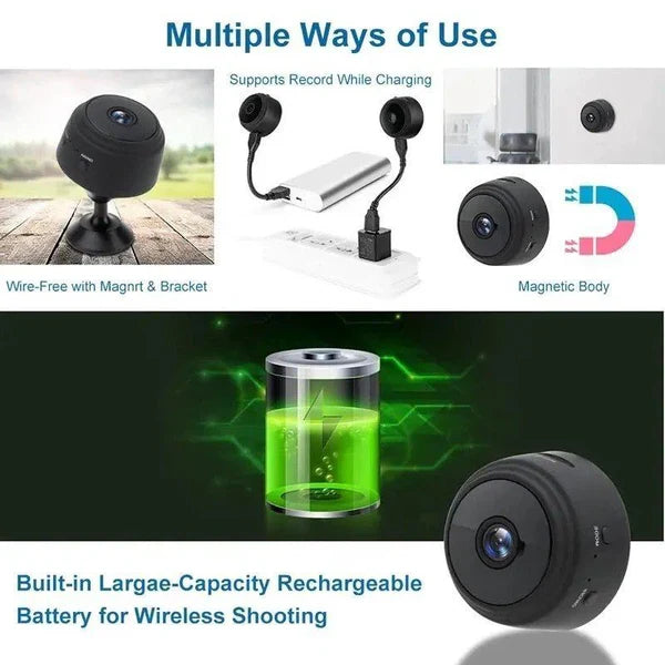 Hot Sale Mini WiFi Security Camera — 1080P HD with Magnetic Mount