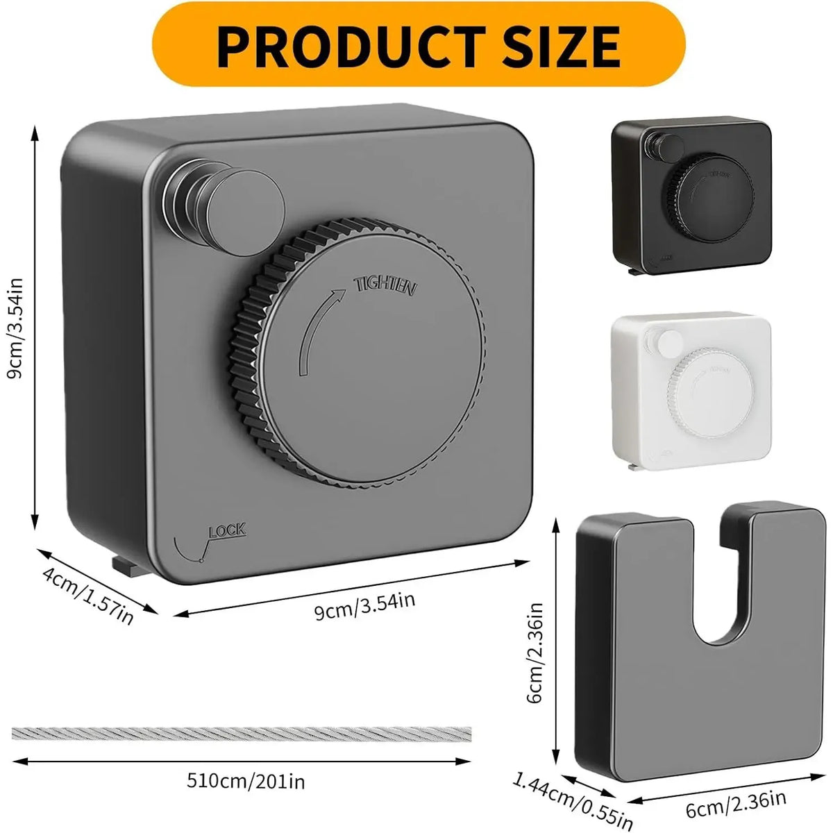 55%OFF TODAY Retractable Stainless Steel Clothesline – Dry More, Save Space