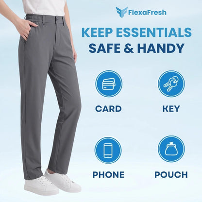 FlexaFresh - Unisex Ultra-Stretch Ice Silk Casual Pants