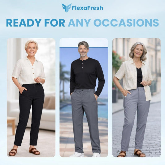 FlexaFresh - Unisex Ultra-Stretch Ice Silk Casual Pants