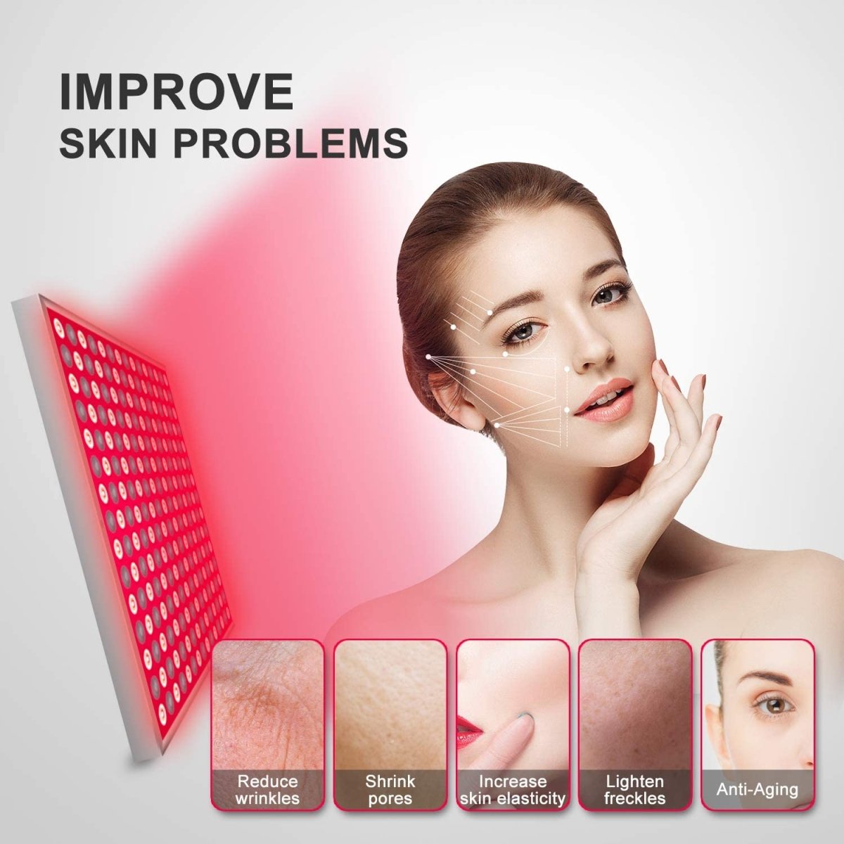 Red & Infrared Light Therapy Panel