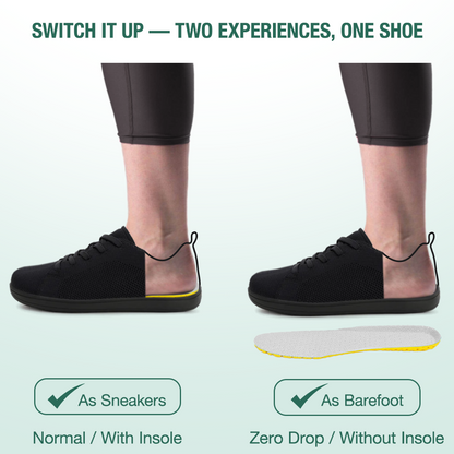 Mobivio Barefoot Shoes - Black