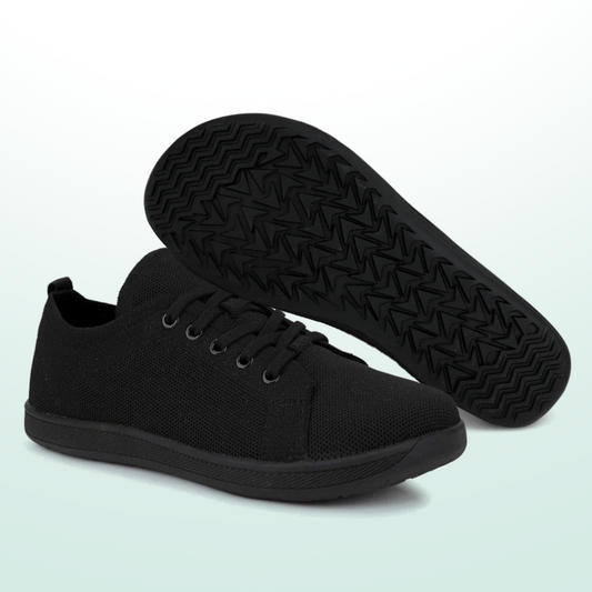 Mobivio Daily Knit Barefoot Shoes - All Black