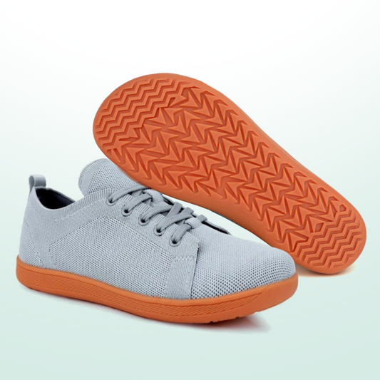 Mobivio Daily Knit Barefoot Shoes - Grey Gum