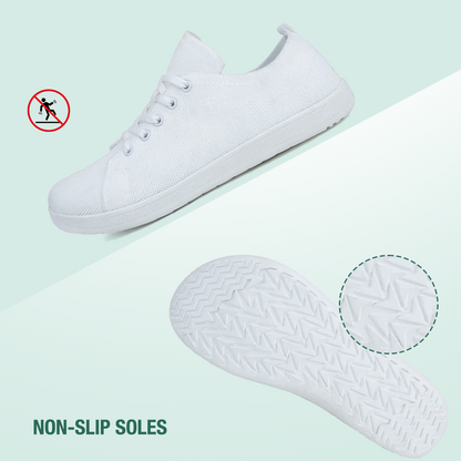 Zarvia Barefoot Shoes - White