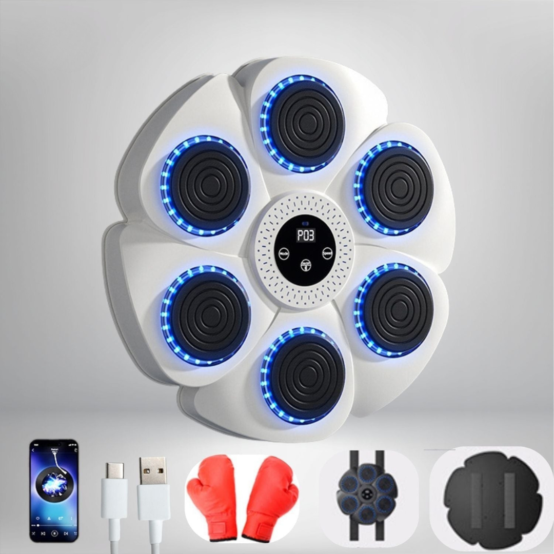 Smart Boxing Trainer with Music and Lights