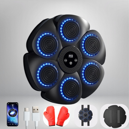 Smart Boxing Trainer with Music and Lights