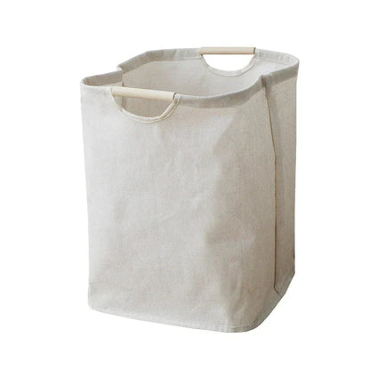 Foldable Cotton-Linen Storage Bin with Japanese Style