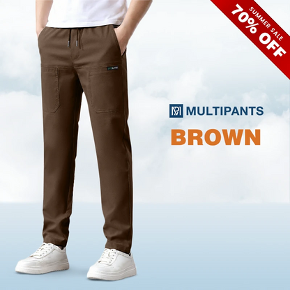 MultiPants - Men's High-Stretch Multi-Pocket Cargo Pants