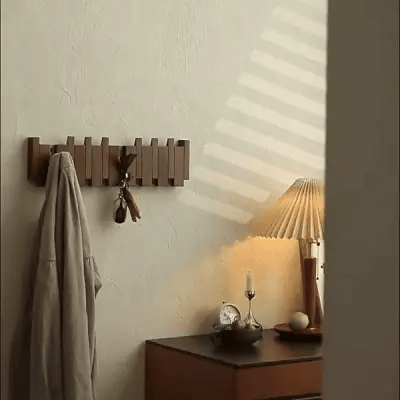 Wooden Piano Hook Wall Mount for Coats Hats Scarves