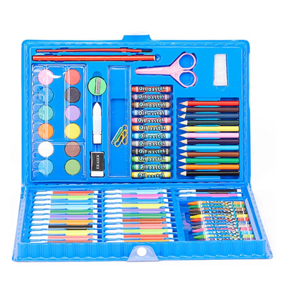 Kids Deluxe Art Set with Easel