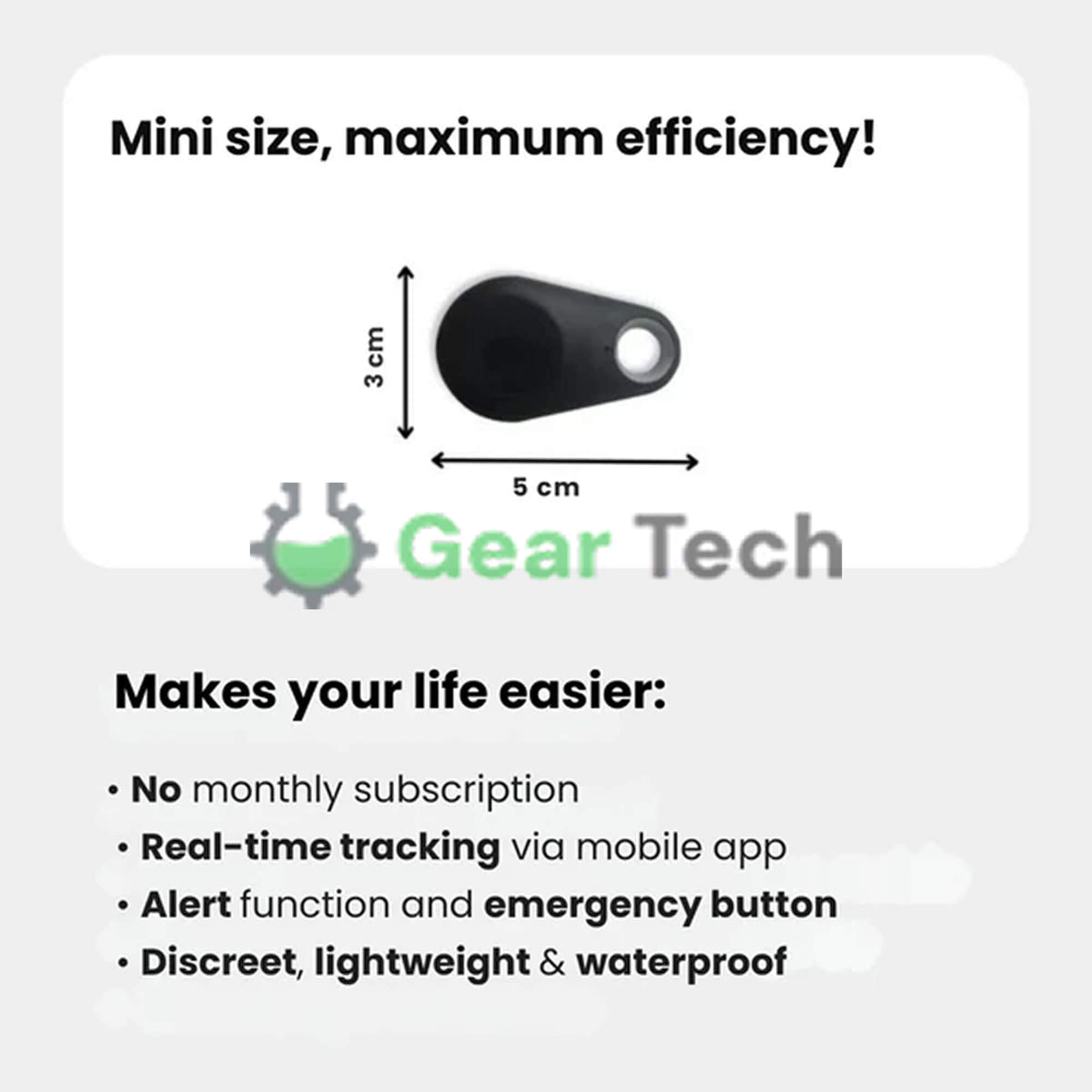 Kirra GPS Dog Tracker, Waterproof, Real-Time Alerts