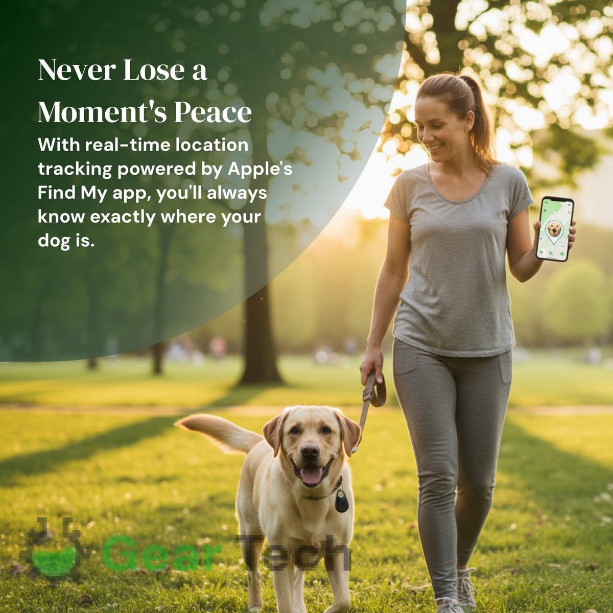 Kirra GPS Dog Tracker, Waterproof, Real-Time Alerts