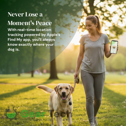 Kirra GPS Dog Tracker, Waterproof, Real-Time Alerts