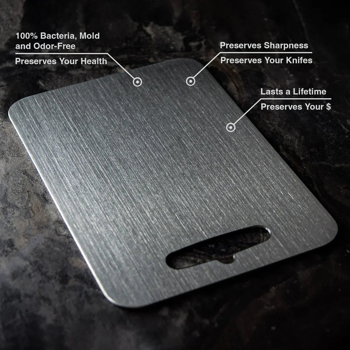 Kitchen Cutting Board - Antibacterial | Non-Toxic | Durable
