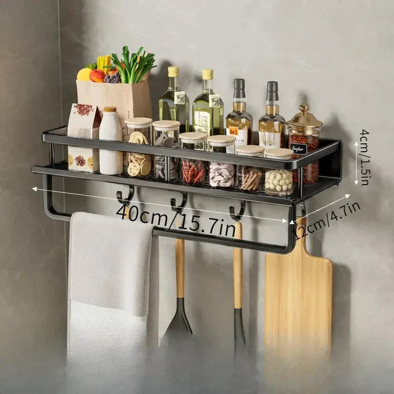 Kitchen Shelf - Black