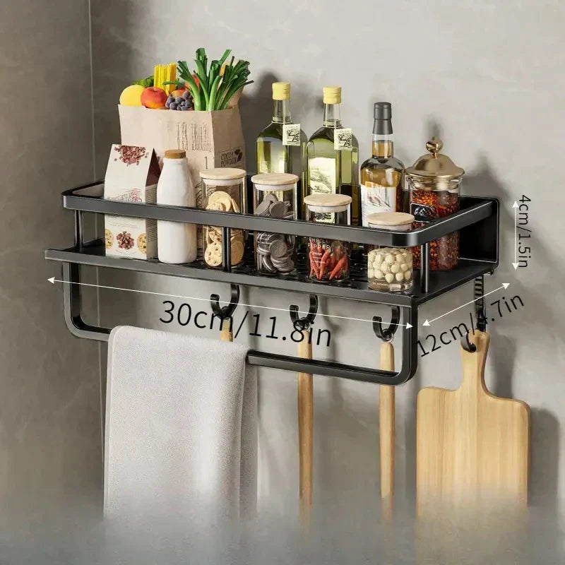 Kitchen Shelf - Black