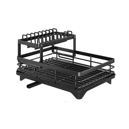 KITCHENFORM | Foldable Stainless Steel Dish Rack for Compact Kitchens