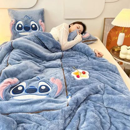 Kramgo Soft Blanket and Cushion Set - For Warmth and Coziness