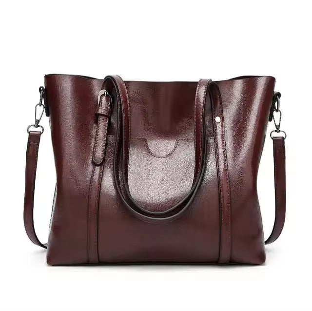 Leather bag that holds everything
