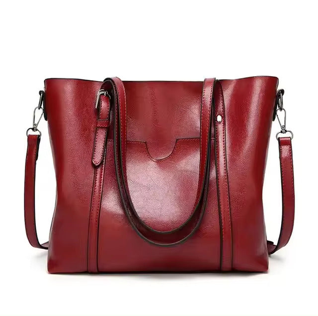 Leather bag that holds everything