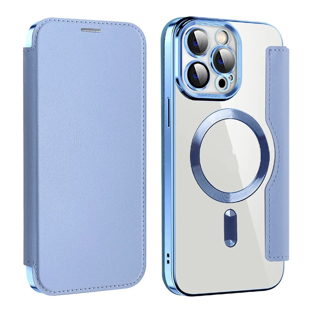Leather Magnetic Flip Case for iPhone 11-14 Series