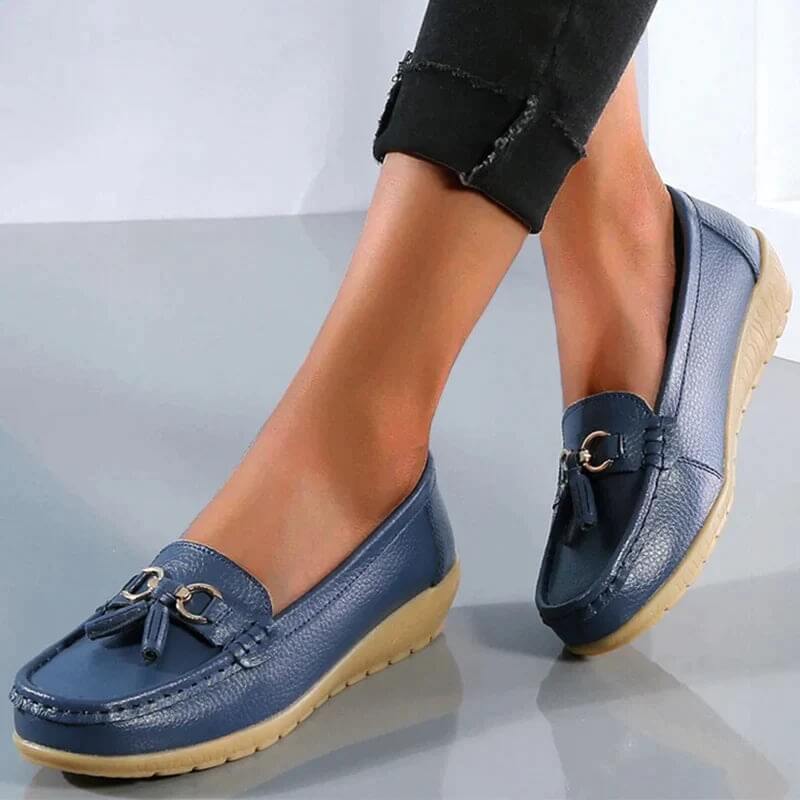 Comfort Leather Orthopedic Slip-Ons